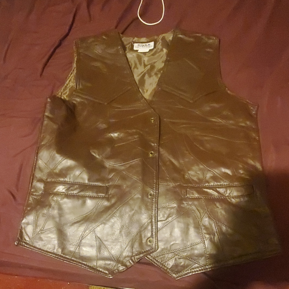Duke haband leather vest